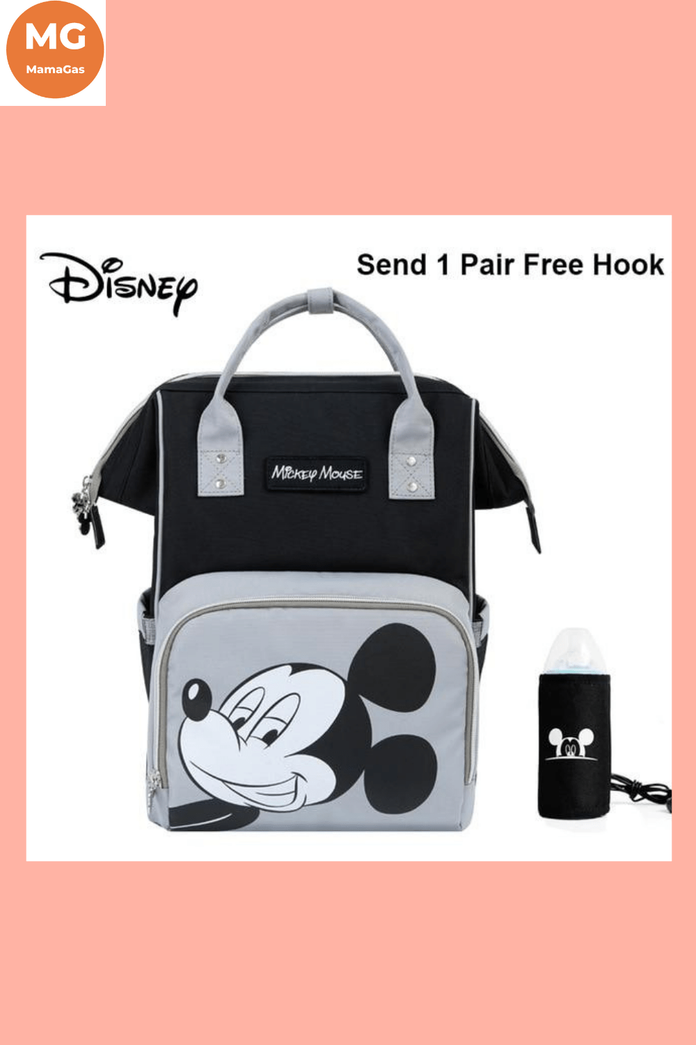 Disney Mickey Minnie USB Diaper Bag - MamaGas Enterprise 