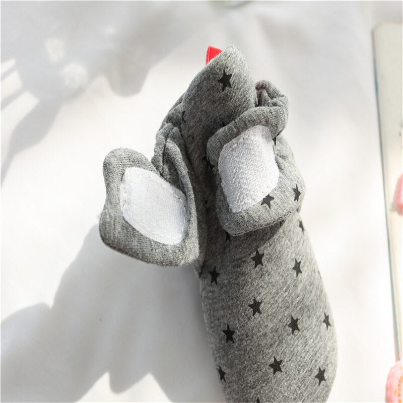Star Print Newborn Baby Socks Shoes Boy Girl Toddler First Walkers Booties Cotton Soft Anti-slip Warm Infant Crib Shoes