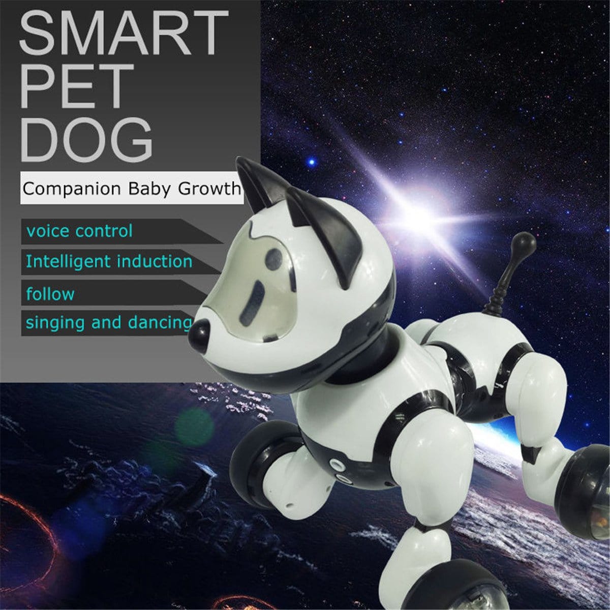 Intelligent Electronic Pet Robot Dog Kids Walking Puppy Action Toys Kid Gift