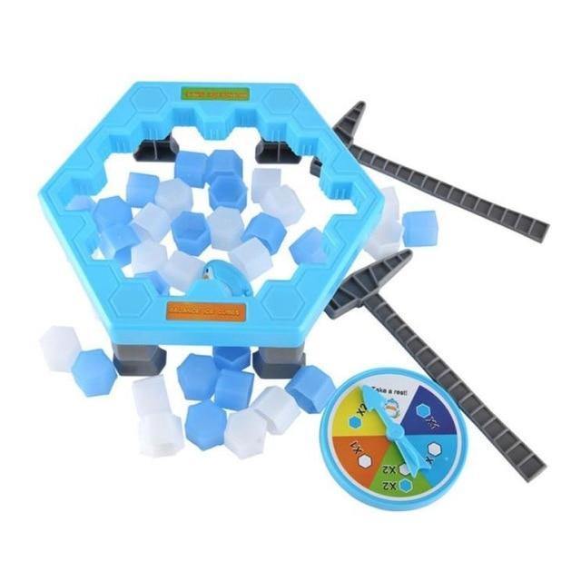 Penguin Ice Kids Puzzle Game Break Ice Block Hammer Trap - MamaGas Enterprise 