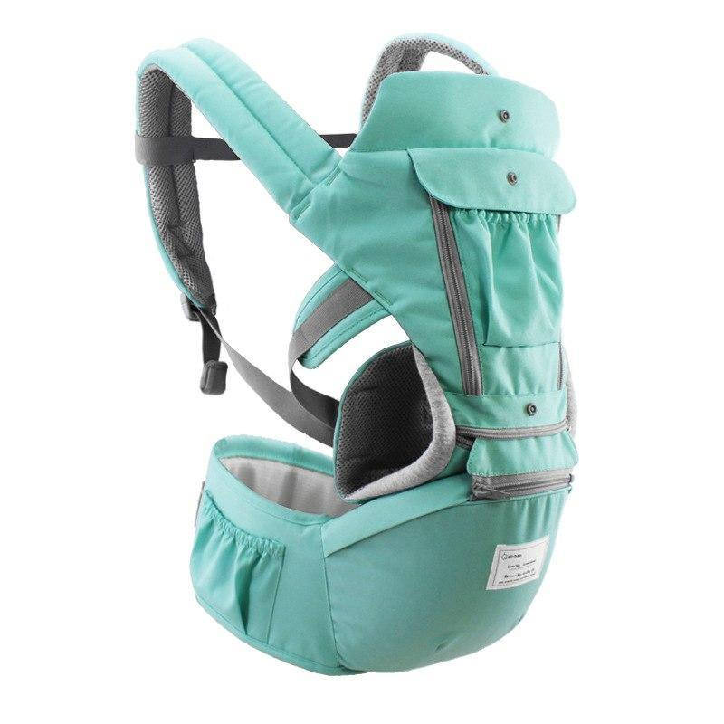 AIEBAO Ergonomic Baby Carrier Infant Kid Baby Hipseat Sling Front Facing Kangaroo Baby Wrap Carrier for Baby Travel 0-18 Months - MamaGas Enterprise 