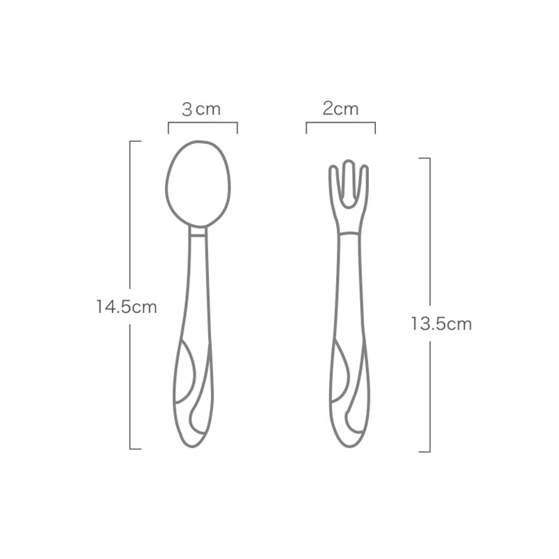 Baby led weaning bendable spoon