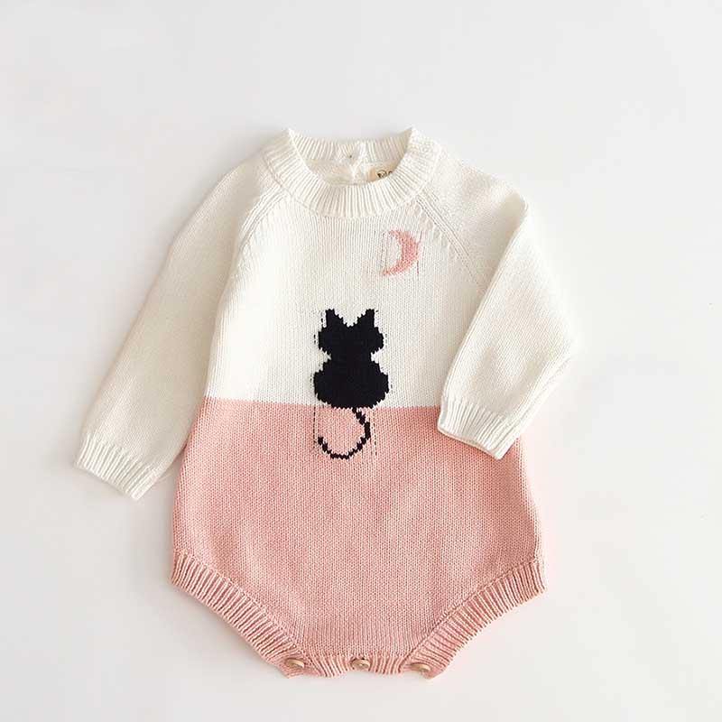 2021 Newborn Baby Girls Boys Knitted Romper Jumpsuit - MamaGas Enterprise 