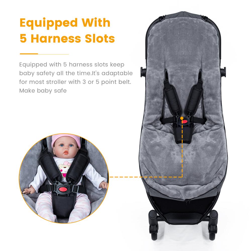 Orzbow Footmuff Sleepsacks Infant Envelope Newborn Baby Stroller Sleeping Bags Warm Children Stroller Pram Bunting Bags L Shape