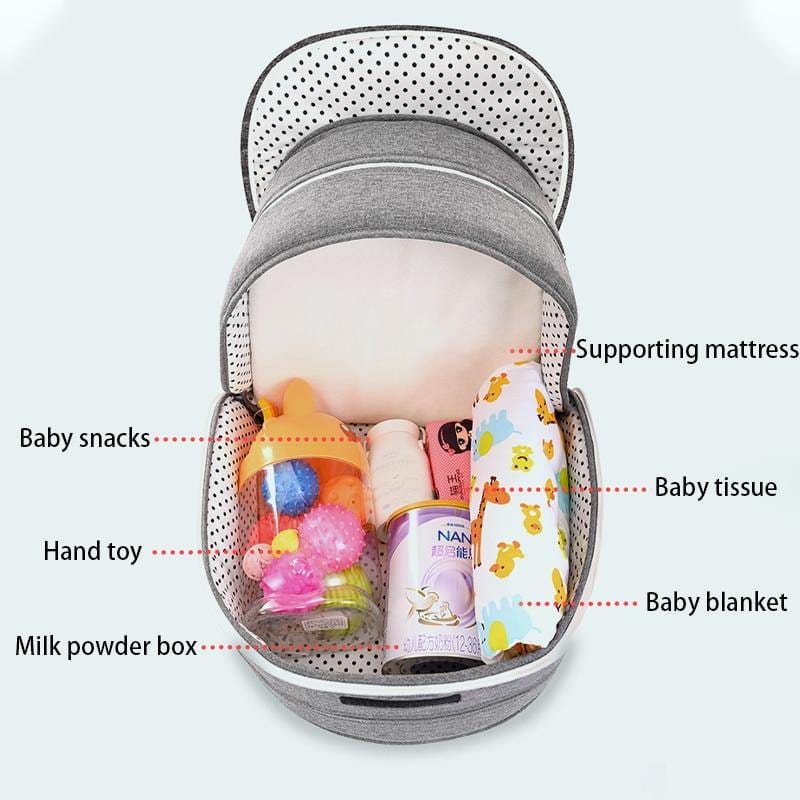 Baby Crib Multifunctional Folding Newborn Bed Toddler Bed Portable Sun Protection Mosquito Net Infant Camping Bed Travel Cot - MamaGas Enterprise 