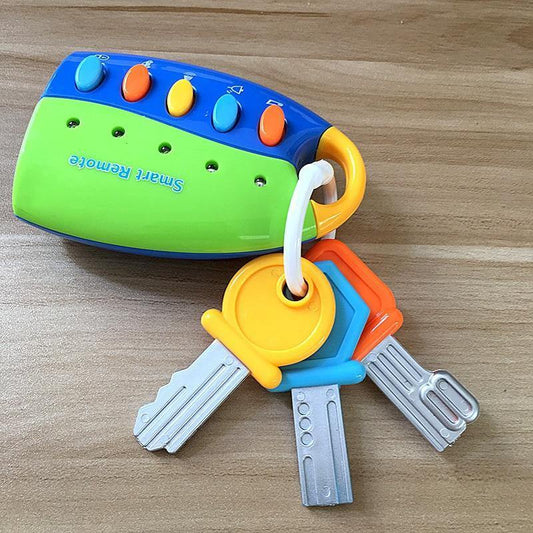Baby Musical Car Lock Key Toy Smart Remote Car Voices Pretend Play Flashing Electronic Toy Early Educational Toy for Children - MamaGas Enterprise 