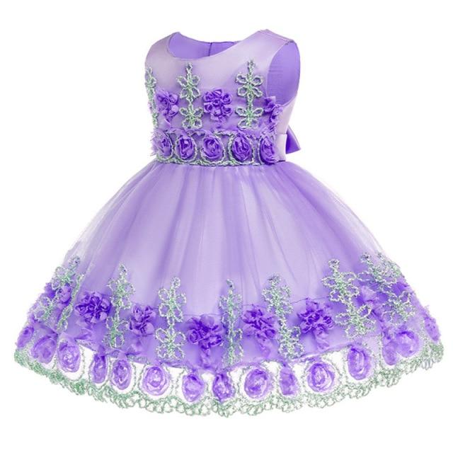 Copy of Baby girl dress lace flowers 0-2 years baby kids clothes birthday Princess party dress children tutu clothing - MamaGas Enterprise 