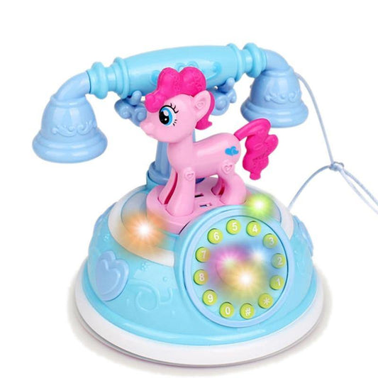 Retro Children's Phone Toy Phone Early Education Story Machine Baby Phone Emulated Telephone Toys For Children Musical Toys - MamaGas Enterprise 