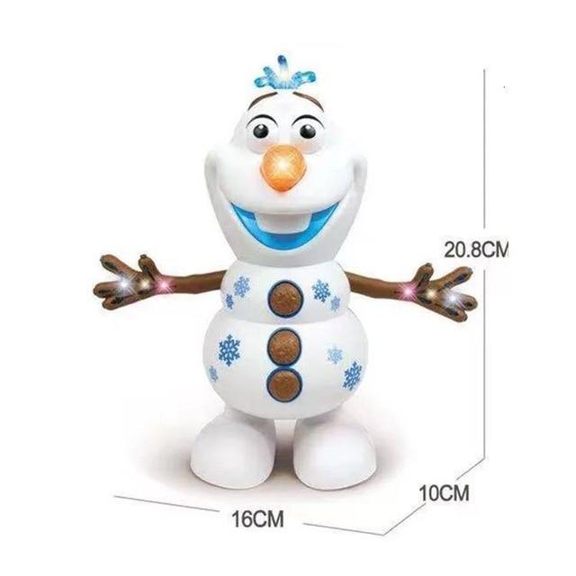 Frozen 2 Robots Snowman Olaf Electric Toys Dance Moves Light Music Cartoon Plastic Toy Boys And Girls Christmas Gifts - MamaGas Enterprise 