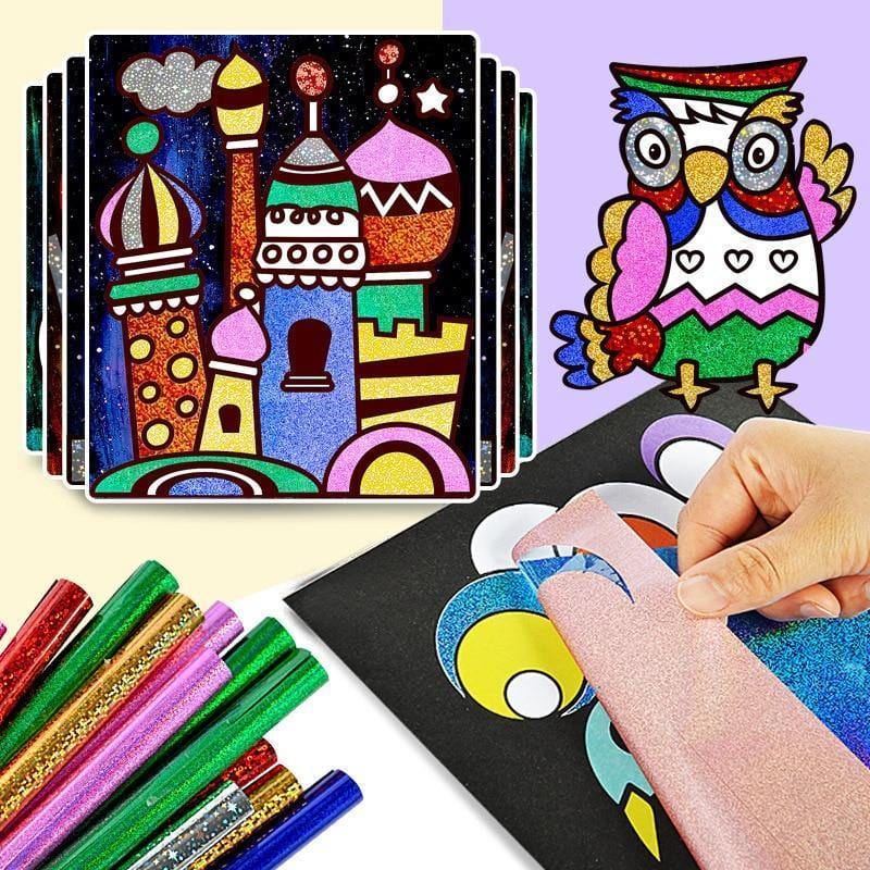 DIY Cartoon Magic Transfer Painting Crafts For Kids Arts And Crafts Toys For Children Creative Educational Learning Drawing Toys - MamaGas Enterprise 