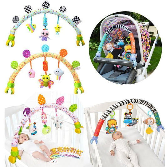 Baby Musical Mobile Toys for Bed/Crib/Stroller Plush Baby Rattles Toys for Baby Toys 0-12 Months Infant/Newborn Educational Toys - MamaGas Enterprise 