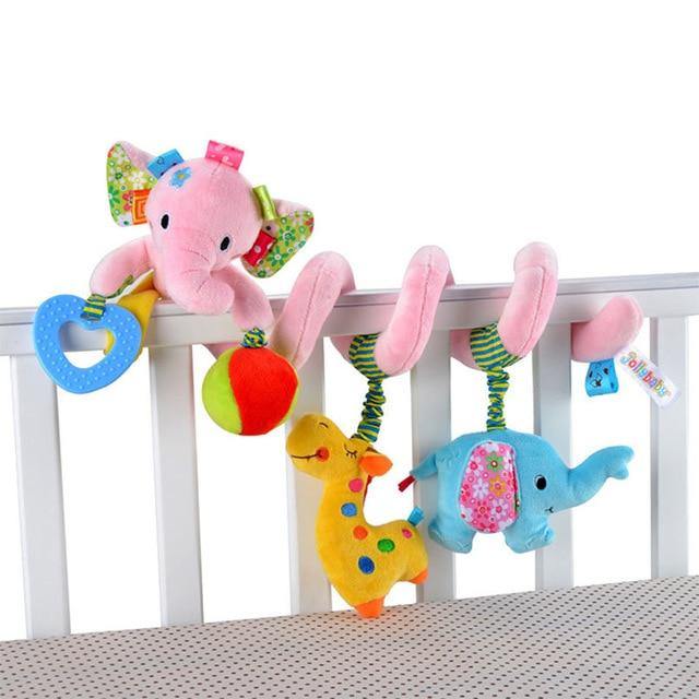 Baby Musical Mobile Toys for Bed/Crib/Stroller Plush Baby Rattles Toys for Baby Toys 0-12 Months Infant/Newborn Educational Toys - MamaGas Enterprise 