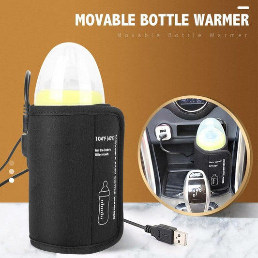 Portable Quickly Baby Bottle Warmer Baby Feeding Food Milk Travel Outdoor Cup Warmer Heater in Car Infant Bottle Warmer Heatered - MamaGas Enterprise 