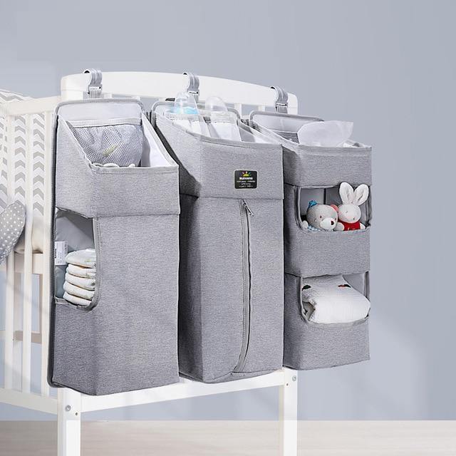 Crib Organizer for Baby Crib Hanging/ Storage Bag Baby Clothing Organizer - MamaGas Enterprise 