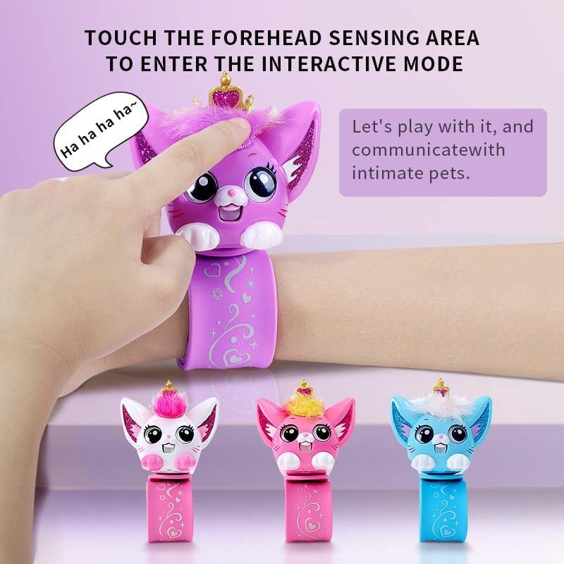 Hot Funny Kids Toy Chinese Electronic Pet Intelligent Cat Hand Band Bracelet Interactive Dialogue Children Educational Toys Gift - MamaGas Enterprise 