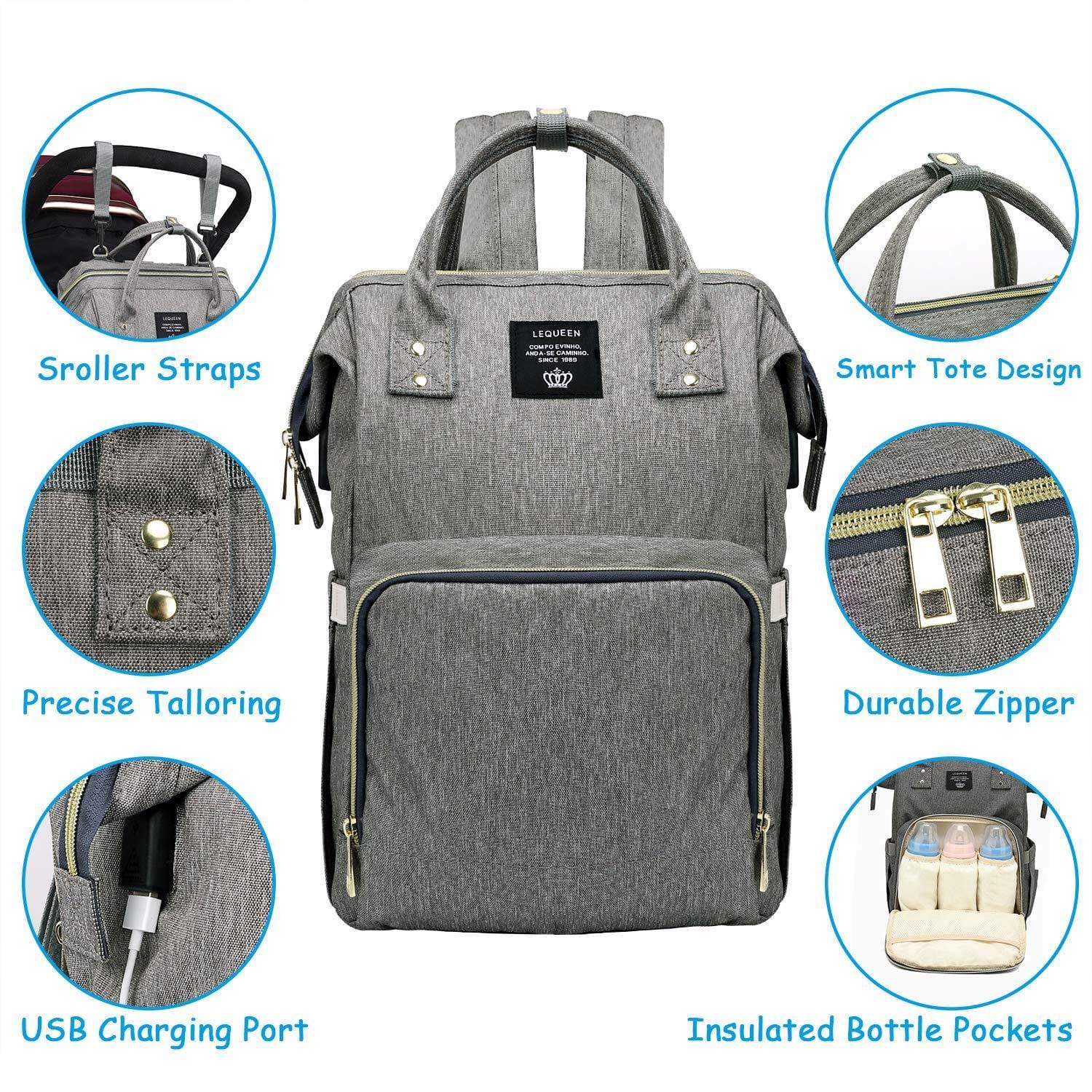 Mummy Travel Diaper Bag With USB Interface - MamaGas Enterprise 