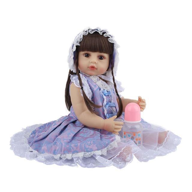 55CM Bebe Doll Bebe Reborn Baby Dolls for Children Toys Toddler Full Body Silicone Girl Reborn Doll with Summer Clothes - MamaGas Enterprise 